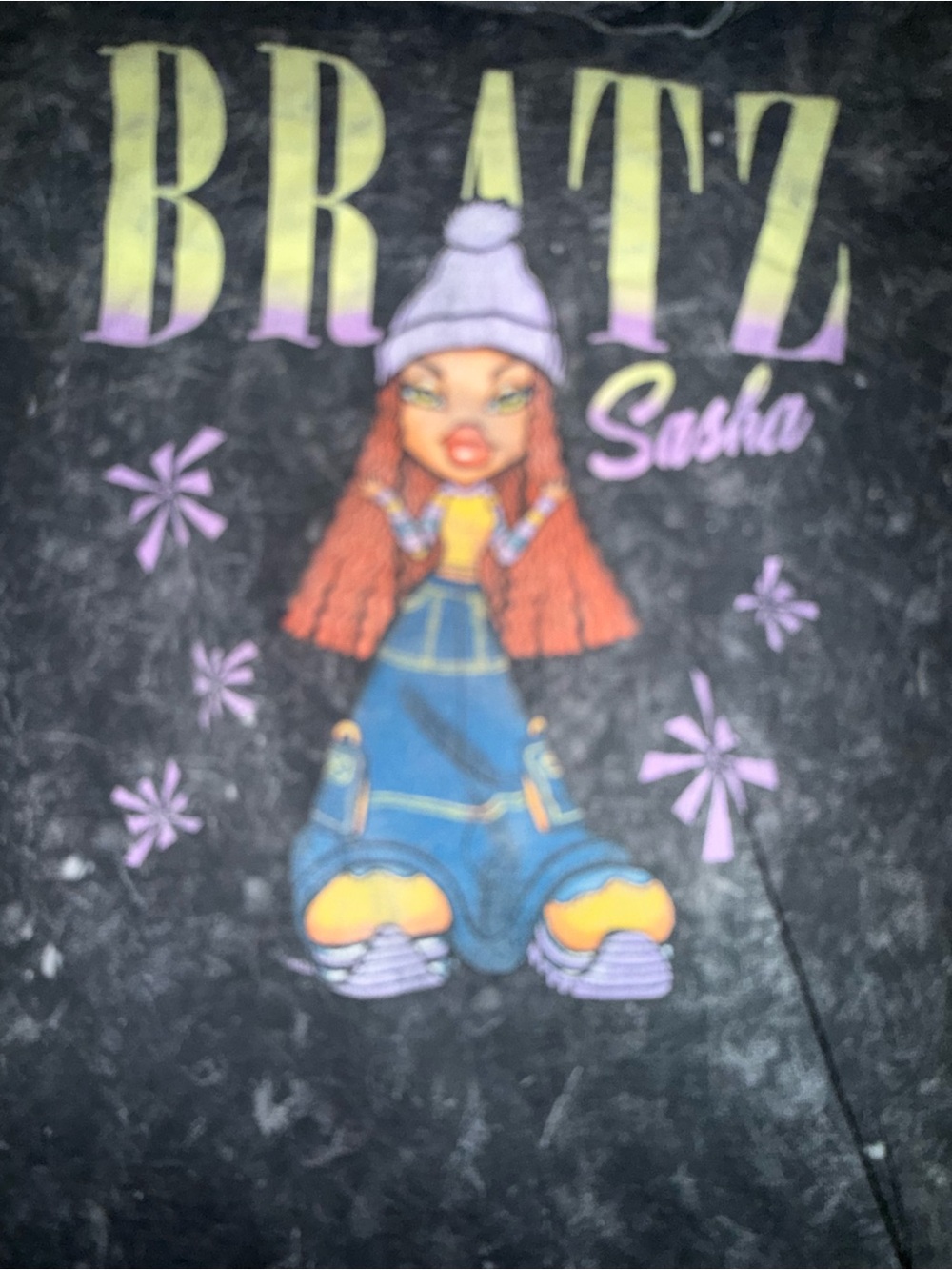 Bratz Sasha Graphic Short Sleeve Tee - Black